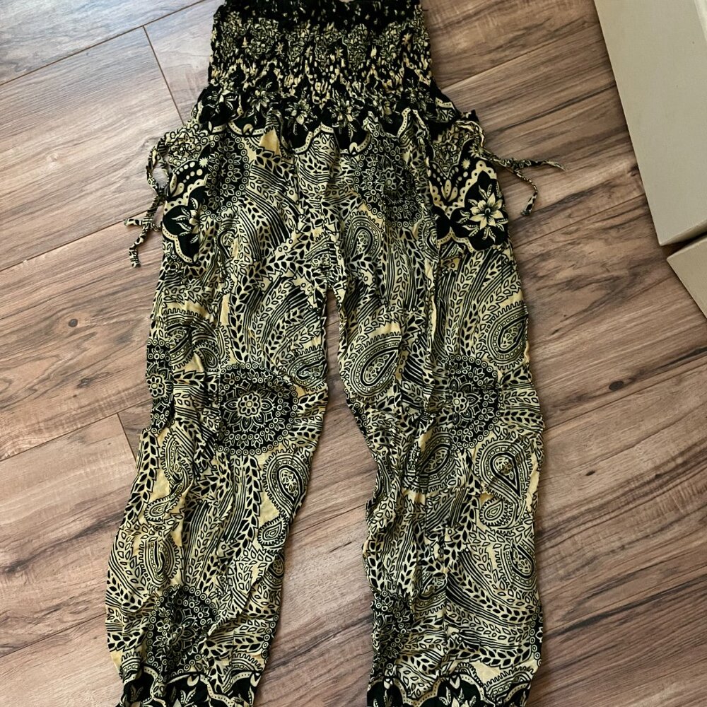 Green Elephant Pants